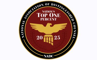 The National Association of Distinguished Counsel Recognizes Michael A. O’Hara, PLLC, As Being In The Nation’s Top One Percent…