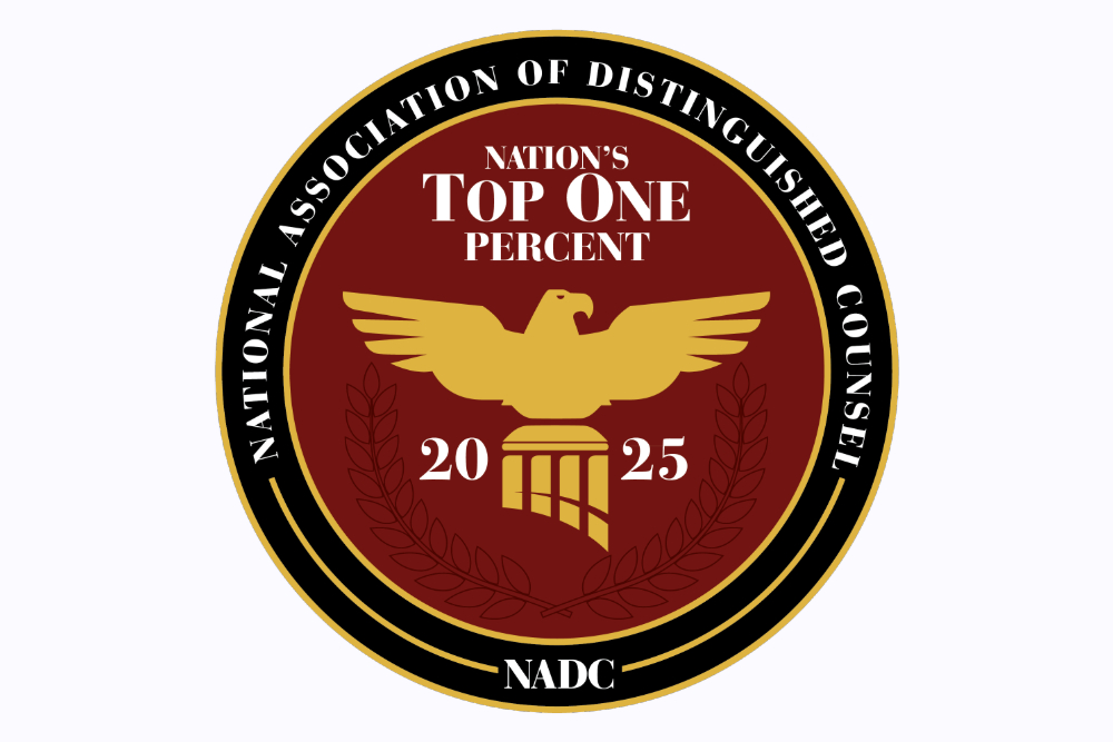 The National Association of Distinguished Counsel Recognizes Michael A. O’Hara, PLLC, As Being In The Nation’s Top One Percent…